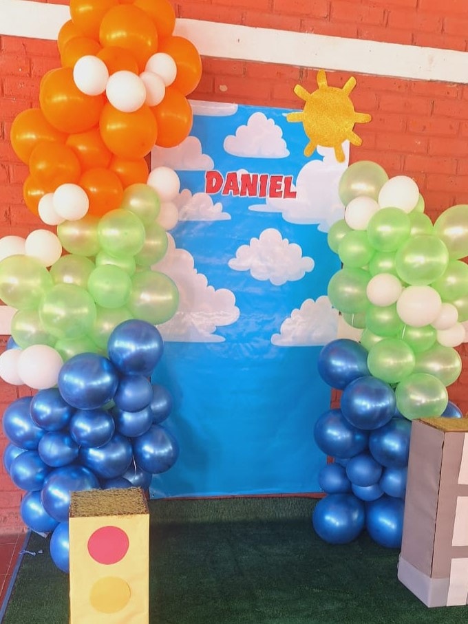 Cumpleaños con decoración infantil