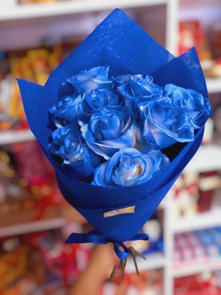 Ramo de Rosas Azules